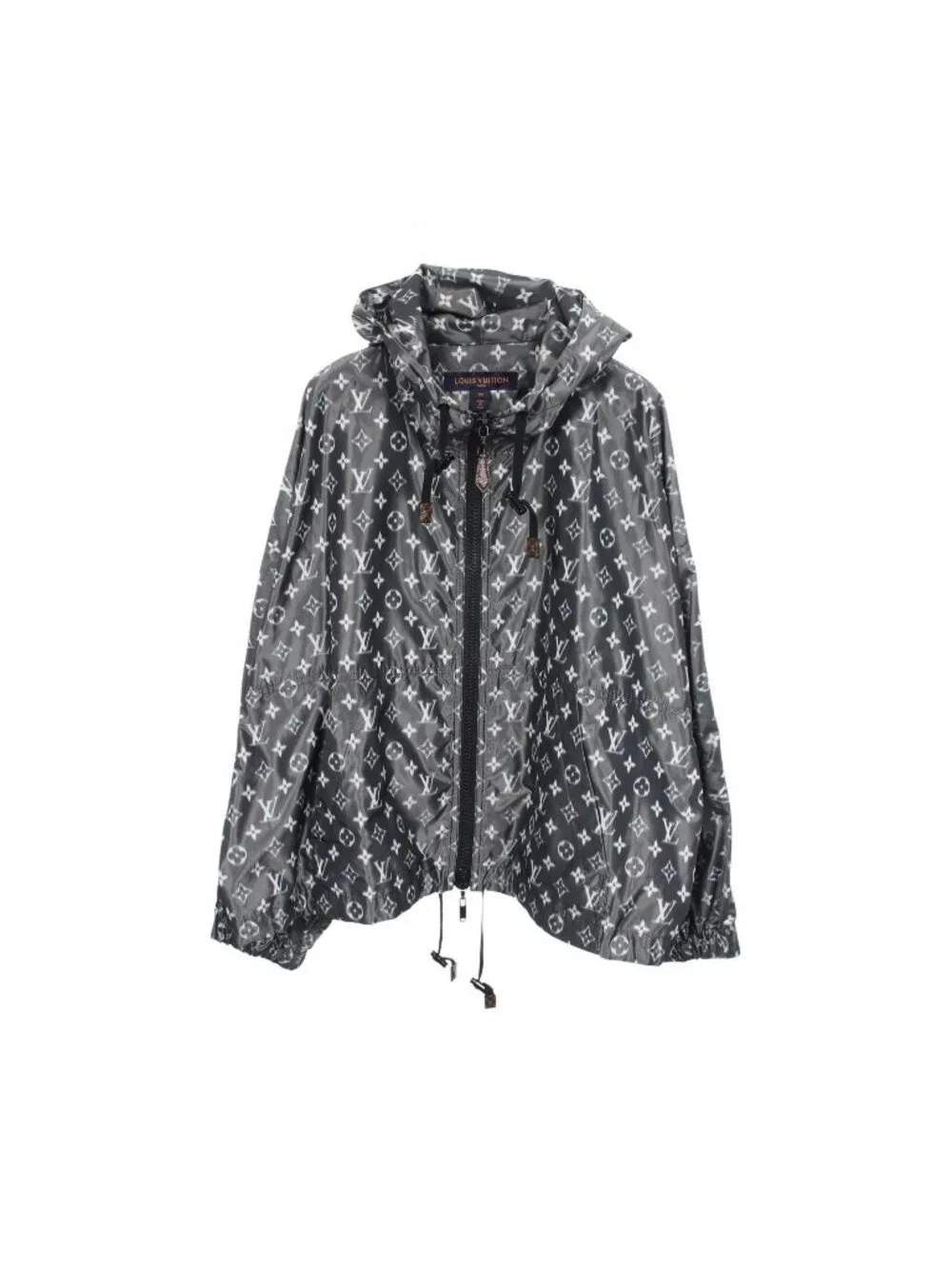 Louis Vuitton Nylon Jacket Monogram Windbreaker Silk